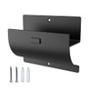 Peony River Heavy-Duty Ladder Hanger, Wall Mount Ladder Hooks for Ladder Storage, Wheelbarrow Hangers for Garage Wall, Black