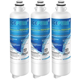 ICEPURE ICEPURE Refrigerator Water Filter Replacement for Bosch Ultra Clarity Pro BORPLFTR50, BORPLFTR55, 12033030, 12028325, 11025825, 11032531, B36CT80SNS, B36CL80ENS, WFC100MF, WFS200MF, RA450022, 3PACK