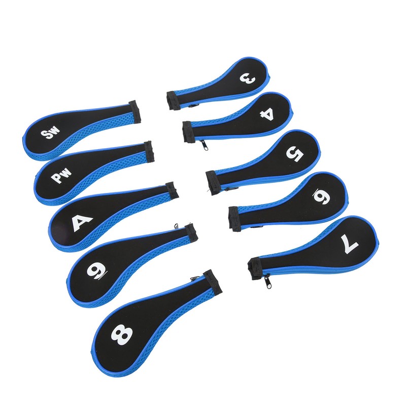 10Pcs Golf Club Head Cover Neoprene Golf Head Cover for