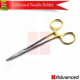 Medentra Dental TC Crilewood Needle Holder 14cm Suture Forceps Surgical Hemostatic Plier