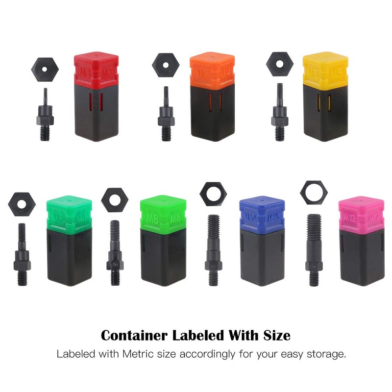 Hilitchi Assorted 7PCS Metric M3 M4 M5 M6 M8 M10