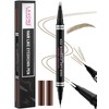Eyebrow Pencil, 2-in-1 Waterproof Eyebrow Pen, with 2 Tip Microblading