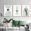 Martin Kench 3-Piece Bohemian Poster Set, Aesthetic Green Plant Pictures,