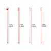 Jagowa 12PCS Cocktail Picks Stainless Steel Fruit Sticks Toothpicks Appetizer
