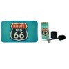 unbekannt Route 66 2-Piece Bath Mat with Toilet Brush