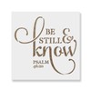 Be Still Know Stencil Template for Walls and Crafts -