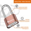 Disecu 4 Digit Heavy Duty Combination Lock 2.5 Inch Long