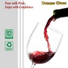 Vonams Stone Unbreakable Wine Glasses 16oz - Shatterproof, Reusable, Drink