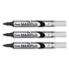 Pentel Maxiflo Rotuladores para Pizarra Blanca - Black-P - Negro