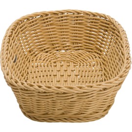 Saleen Multi-Purpose Basket, Suitable for Gastronomy, Rectangular, Plastic Fibre, Dark Brown