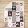 jejeloiu Opossum Sherpa Blanket Possums Gifts Fleece Throw Blanket for