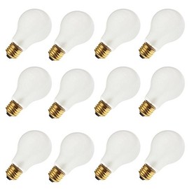 Industrial Performance 25A19 230V, 25 Watt, A19, Medium Screw (E26) Base Light Bulb (12 Bulbs)