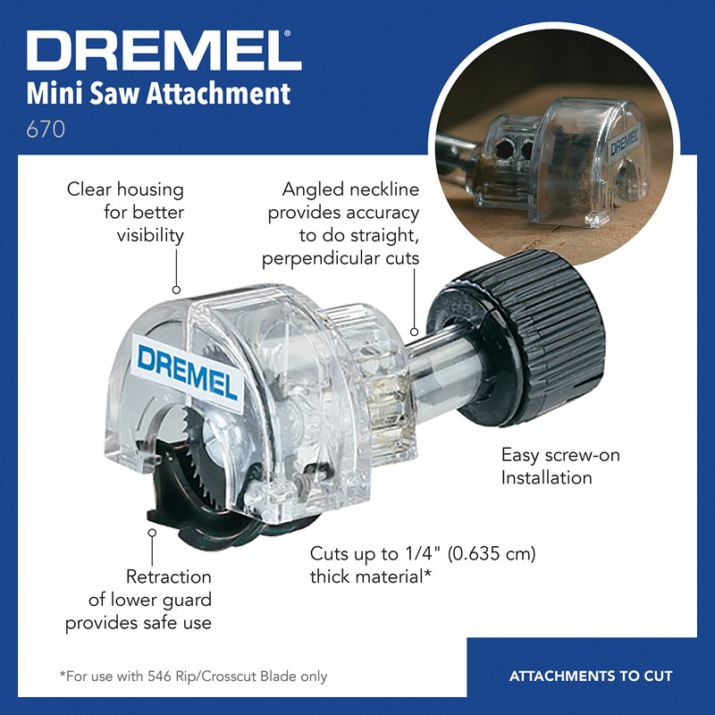 Dremel 670 Mini Saw Attachment