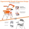 Boiarc Foldable Shower Chair, Folding Bath Shower Seat for Inside