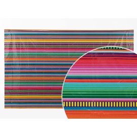 Allenjoy PE Fiesta Backdrop Mexican Color Stripes Banner Cinco de Mayo Party Background