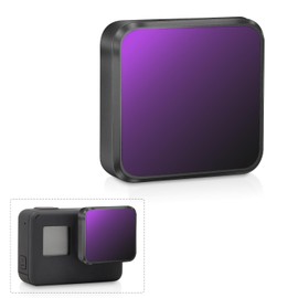 LENSKINS ND32 Filter for GoPro Hero 7 Black/Hero 6 Black/Hero 5 Black, Japanese AGC Optical Glass, 30-Layer Multi-Resistant Coated, Push-on Mounted, Weather-Sealed with Lens Cloth