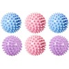 Reusable Laundry Dryer Balls, Sky Blue Plastic Anti-Static Fabric Softener,