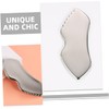 Healvian Stainless Steel Face Guasha Tool Facial Scraping Massager for