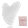 Gua Sha Stones Face Jade 100% Natural Stone Heart Shape