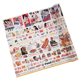 Redykat Food and Anime Washi Masking Tape Set, 12 Rolls in Multi-Style and Multi-Width, Decorative Adhesive Tapes for Journals, Cups, Scrapbooks, Laptops, Memos and DIY