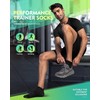 BOOM Prime 6 Pack Men Cushioned Ankle Running Socks –