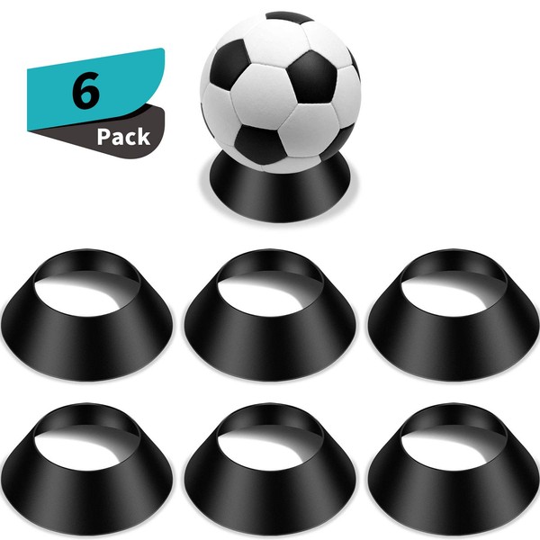6 Pcs Ball Display Stand Memorabilia Ball Pedestal Ball Stand