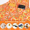 SANFERGE Canvas Plus Size Apron for Women with 2 Pockets,