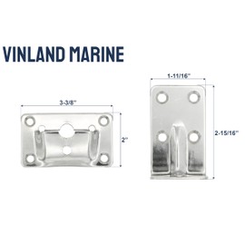 Vinland Marine 304 Stainless Steel mounting Table Brackets, Wall Mount Table Bracket, Marine Table Mount, Boat Cutting Board, Marine Grill