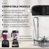 64oz Low-Profile Blender Pitcher, Replacement for 750 5200 5000 6300