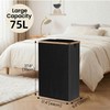 efluky Slim Laundry Basket with Lid, Narrow Laundry Hamper with