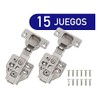 Bisagra Cierre Lento Suave Para Puertas de Cocina 15 Pares