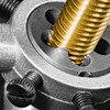 sourcing map 8pcs Round Die Stock Handle Wrench Set, M3