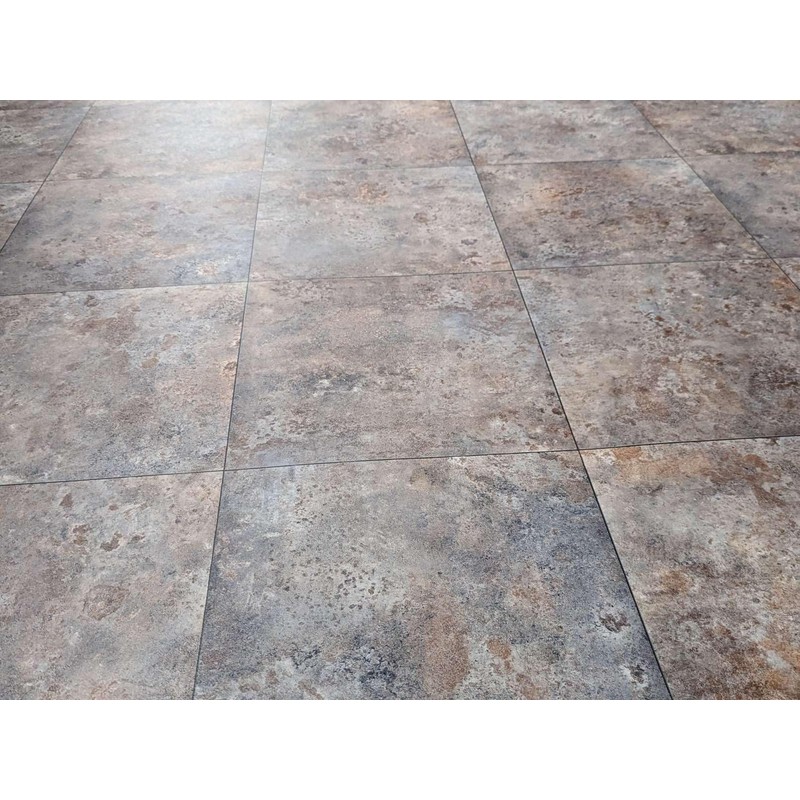PVC Flooring Vinyl Flooring in Large Tile Look, DIN A4