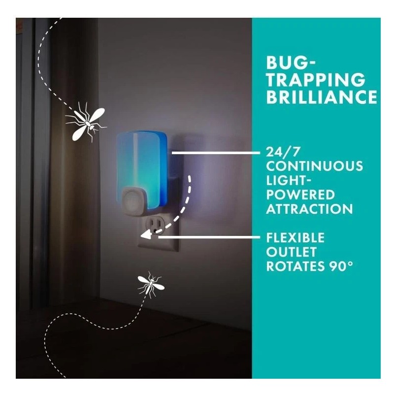 STEM Indoor Fruit Fly Light Trap, 2 Pack Plug-ins and