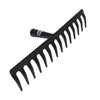 Amig - Garden Rake | Steel Metal Rake with 12