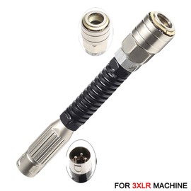 DIY 3XLR to Vac-u-Lock Electric Motion Saw Accessories Adapter Connector Interfaces for Different Reciprocating Machine with Powerful Spring (3XLR to Vac-u-Lock)
