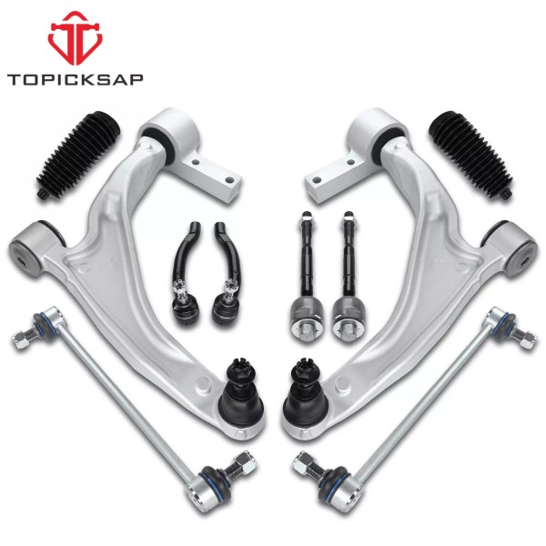 Topicksap 10Pc Front Lower Control Arm w/Ball Joint Suspension Kit