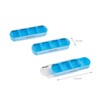 WELLGRO 7-Day Pill Box 4 Compartments per Day 11 Colours