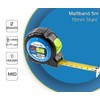 Högert Technik - Professional Maßband 5m - kompaktes, universell einsetzbares