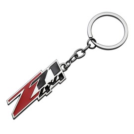 Aimoll - Llavero con emblema 3D para 1500 2500 3500 con acabado chapado en cromo Z71 4x4, Rojo -, Small