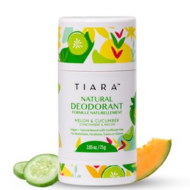 TIARA Shower Cap Desodorante Natural Tiara - Desodorante Natural para Mujeres y Hombres y Niños - Desodorante Sin Aluminio - Desodorante Vegano Sin Parabenos Con Manteca de Karité y Vitamina E - Contr