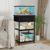5-10 Gallon Fish Tank Stand with Adjustable Height and Drawer,