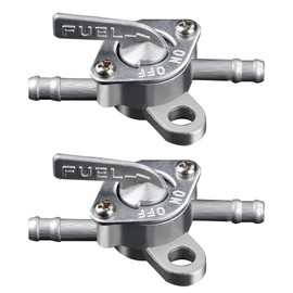2pcs Fuel Tap Switch Fuel Tank Fuel Tap Switch Petrol Tap Quad Closing Function Oil Switch 6mm Inline Petrol Tap Universal for 50cc 70cc 90cc 100cc 110cc Pit Quad Dirt Bike ATV