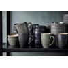 BITZ Coffee cup - made of sturdy stoneware Grey and