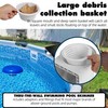 TonGass (Complete Set Universal Fit Above Ground Pool Skimmers (White)
