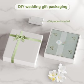 Popotop Photo Album 4x6 300 Pockets with Writing Space, Leather Heirloom-quality Book for Wedding Gifts Baby Memory Anniversary Family, Photo Book with a Gifts Case & 100 Message Cards & a Ribbon