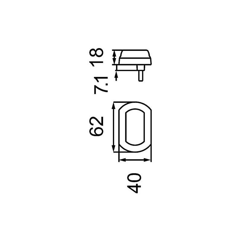 HELLA 2PF 013 323-241 Position Light - Shapeline Tech -