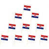 Croatia Flags, Croat Mini Flag Small Handheld Flag- 5x8 in