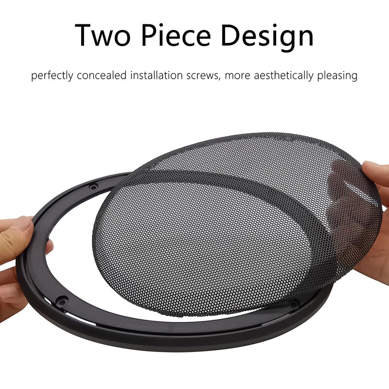 Fuhengli 6" x 9" Speaker Grill Covers, Car Speaker Subwoofer