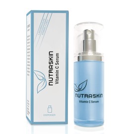 Nutraskin Vitamin C Serum - Anti-Ageing Serum for Face, Neck & Décolleté I Vitamin C Serum High Dose I Natural Moisturising Care for Daily Use I Made in Germany I 30 ml